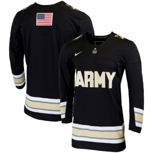 Army Black Knights Nike Replica College Hockey Jersey - Black