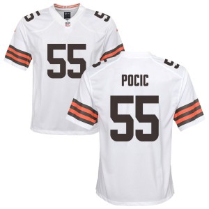 Ethan Pocic Nike Cleveland Browns Youth Game Jersey - White