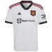 Aaron Wan-Bissaka Manchester United adidas Youth 2022/23 Away Replica Player Jersey - White