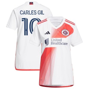 Carles Gil Carles Gil New England Revolution adidas Women's 2023 Defiance Replica Jersey - White