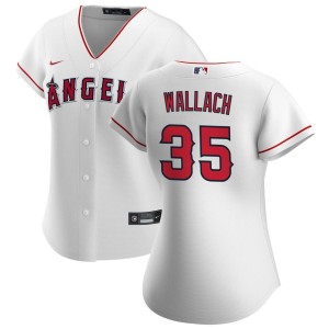 Chad Wallach Los Angeles Angels Nike Women's Home Replica Jersey - White