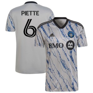 Samuel Piette CF Montreal adidas 2023 Secondary Replica Jersey - Gray