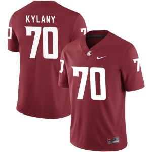 Devin Kylany Washington State Cougars Nike NIL Replica Football Jersey - Crimson