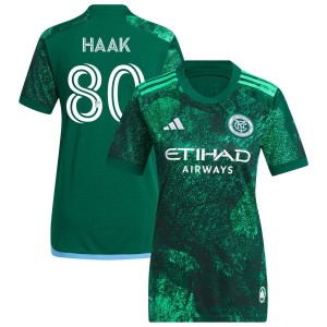 Justin Haak  New York City FC adidas Women's 2023 The Parks Replica Jersey - Green