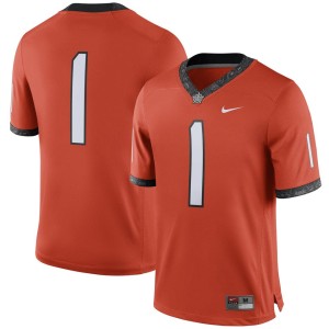 #1 Oklahoma State Cowboys Nike Alternate Game Jersey - Orange