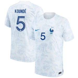 France Jules Kounde Away Jersey 2022 World Cup Kit