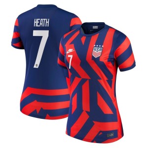 Tobin Heath Team USA Nike Women's 2021/22 Away Vapor Match Authentic Jersey - Blue