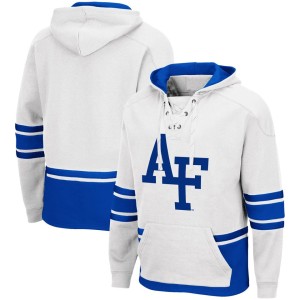 Air Force Falcons Colosseum Lace Up 3.0 Pullover Hoodie - White