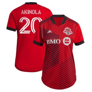 Ayo Akinola Toronto FC adidas Women's 2021 A41 Replica Player Jersey - Red
