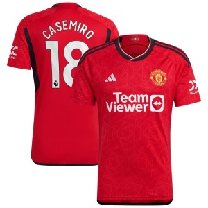 Casemiro Manchester United adidas 2023/24 Home Replica Player Jersey - Red