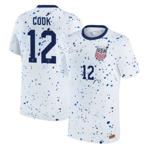 Alana Cook USWNT Nike Youth 2023 Home Replica Jersey - White