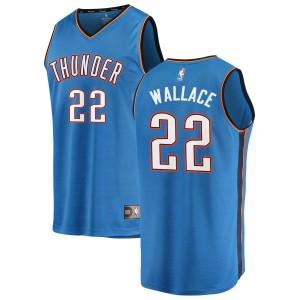 Cason Wallace Oklahoma City Thunder Fanatics Branded 2019/20 Fast Break Replica Jersey Blue - Icon Edition