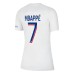 Kylian Mbappe Paris Saint-Germain Nike Women's 2022/23 Third Breathe Stadium Replica Player Jersey - White