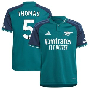 Thomas Partey Thomas  Arsenal adidas Youth 2023/24 Third Replica Jersey - Green