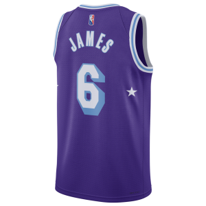 Men's James Lebron Nike Lakers Swingman Jersey - Purple