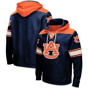 Auburn Tigers Colosseum 2.0 Lace-Up Pullover Hoodie - Navy