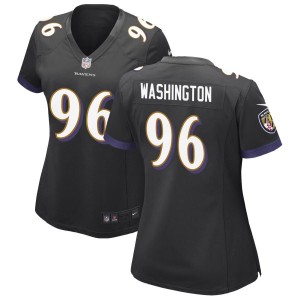 Broderick Washington Baltimore Ravens Nike Women's Alternate Game Jersey - Black