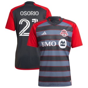 Jonathan Osorio Toronto FC adidas 2023 Club Kit Replica Jersey - Gray