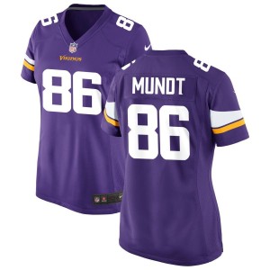 Johnny Mundt Minnesota Vikings Nike Women's Game Jersey - Purple