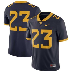 # 23 West Virginia Mountaineers Nike Game Jersey - Navy