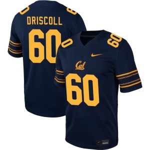 Brian Driscoll  Cal Bears Nike NIL Football Game Jersey - Navy
