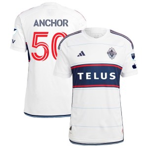 Max Anchor Vancouver Whitecaps FC adidas 2023 Bloodlines Authentic Jersey - White