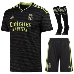 22/23 Youth Real Madrid Third Jersey Kids Kit