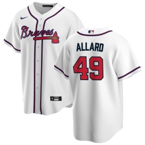 Kolby Allard Atlanta Braves Nike Home Replica Jersey - White