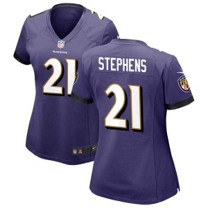 Brandon Stephens Baltimore Ravens Nike Women's Game Jersey - Purple