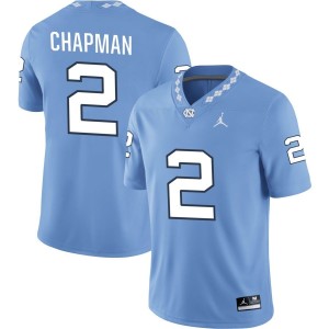 Don Chapman North Carolina Tar Heels Jordan Brand NIL Replica Football Jersey - Carolina Blue