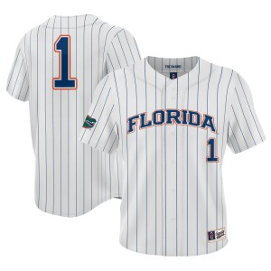 #1 Florida Gators ProSphere Baseball Jersey - White