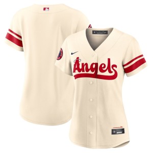 Los Angeles Angels Nike Women's 2022 City Connect Replica Team Jersey - Cream