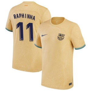 Raphinha Raphinha Barcelona Nike 2022/23 Away Replica Jersey - Yellow