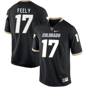 Jace Feely Colorado Buffaloes Nike NIL Replica Football Jersey - Black