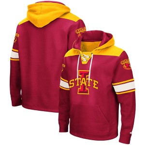 Iowa State Cyclones Colosseum 2.0 Lace-Up Pullover Hoodie - Cardinal