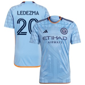 Richy Ledezma New York City FC adidas 2023 The Interboro Kit Replica Jersey - Light Blue