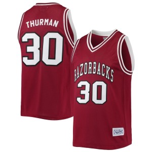 Scotty Thurman Arkansas Razorbacks Original Retro Brand Alumni Commemorative Classic Basketball Jersey - Cardinal
