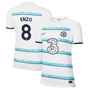 Enzo Fernandez Enzo Chelsea Nike Women's 2022/23 Away Breathe Stadium Replica Jersey - White