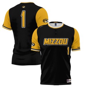 #1 Missouri Tigers ProSphere Youth Softball Jersey - Black