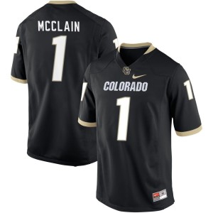Cormani McClain Colorado Buffaloes Nike NIL Replica Football Jersey - Black