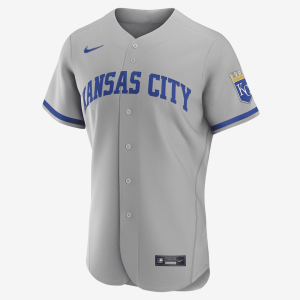 MLB Kansas City Royals Men's Authentic Baseball Jersey - Grey