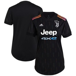 Juventus adidas Women's 2021/22 Away Replica Jersey - Black