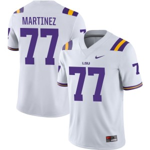 Marlon Martinez LSU Tigers Nike NIL Replica Football Jersey - White