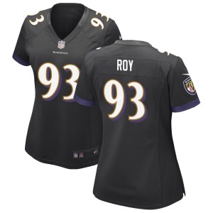 Bravvion Roy Baltimore Ravens Nike Women's Alternate Game Jersey - Black