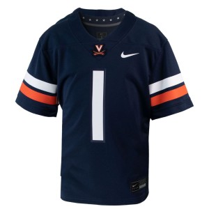 #1 Virginia Cavaliers Nike Youth 1st Armored Division Old Ironsides Untouchable Football Jersey - Navy