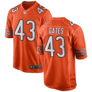 DeMarquis Gates Chicago Bears Nike Alternate Game Jersey - Orange