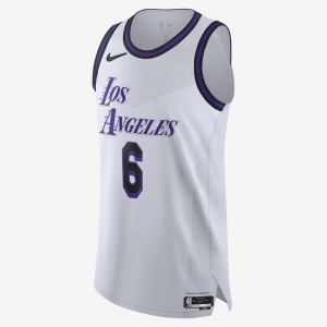 Los Angeles Lakers City Edition Men's Nike Dri-FIT ADV NBA Authentic Jersey - White
