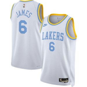 LeBron James Los Angeles Lakers Nike Swingman Jersey - Classic Edition - White