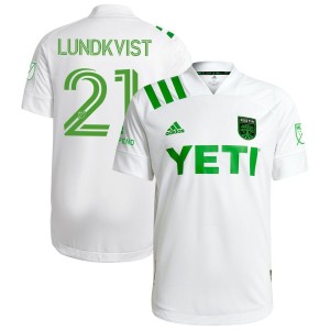 Adam Lundkvist Austin FC adidas 2021 Secondary Legends Authentic Jersey - White