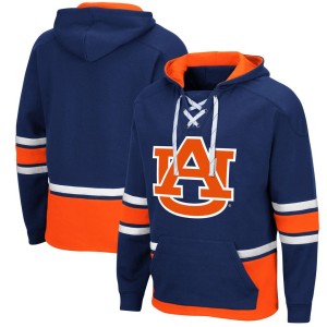Auburn Tigers Colosseum Lace Up 3.0 Pullover Hoodie - Navy